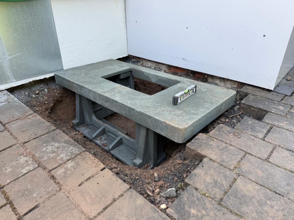 Perfekter Stand für Ihre Wärmepumpe